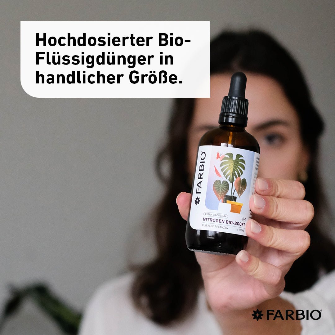 Nitrogen Bio-Boost | Premium Flüssigdünger | Extra-Wachstum für Deine Pflanzen - FARBIO® - Nachhaltige Bio-Flüssigdünger aus Hamburg
