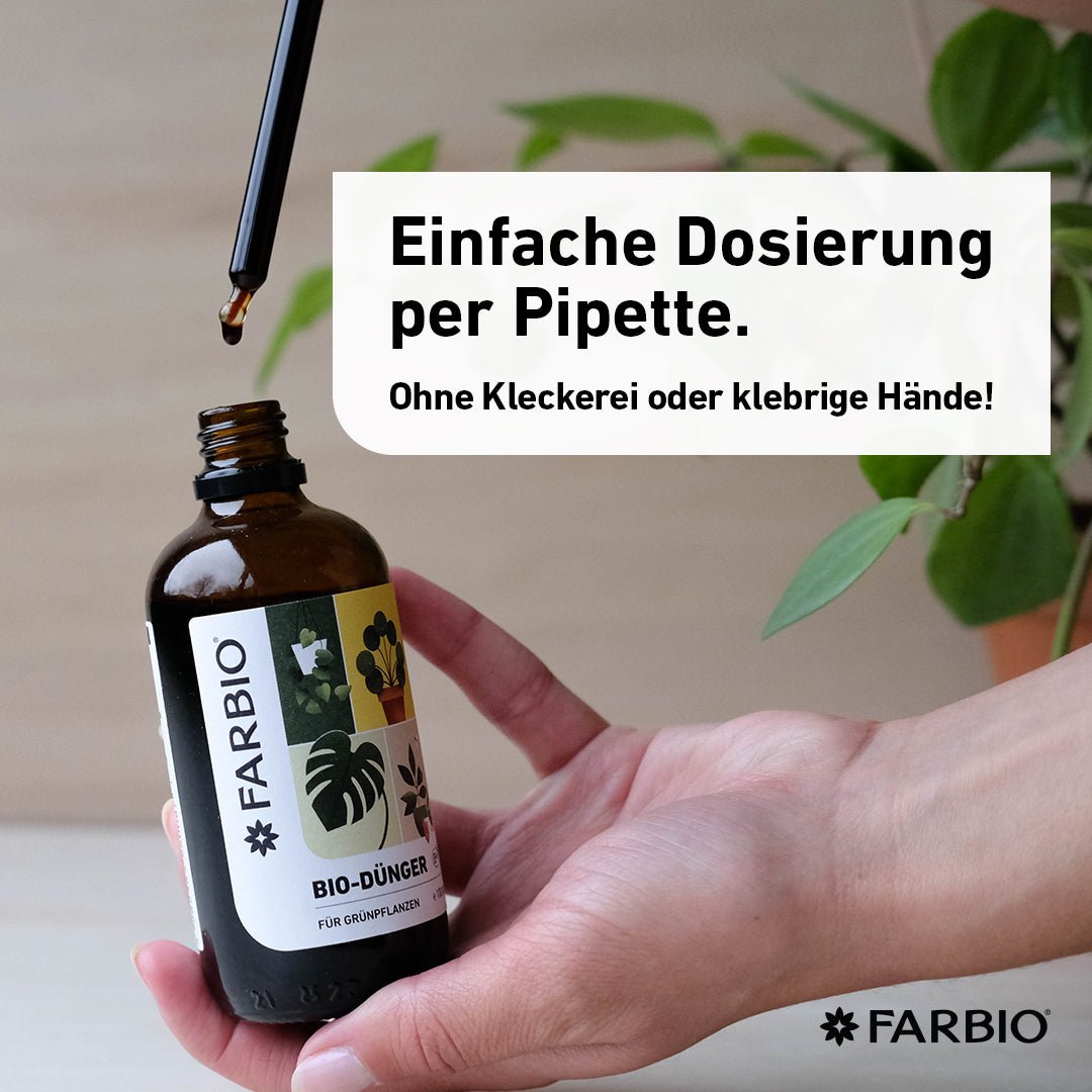 Bio-Flüssigdünger für Grünpflanzen | Wichtige Nährstoffe für Deine Pflanzen - FARBIO® - Nachhaltige Bio-Flüssigdünger aus Hamburg