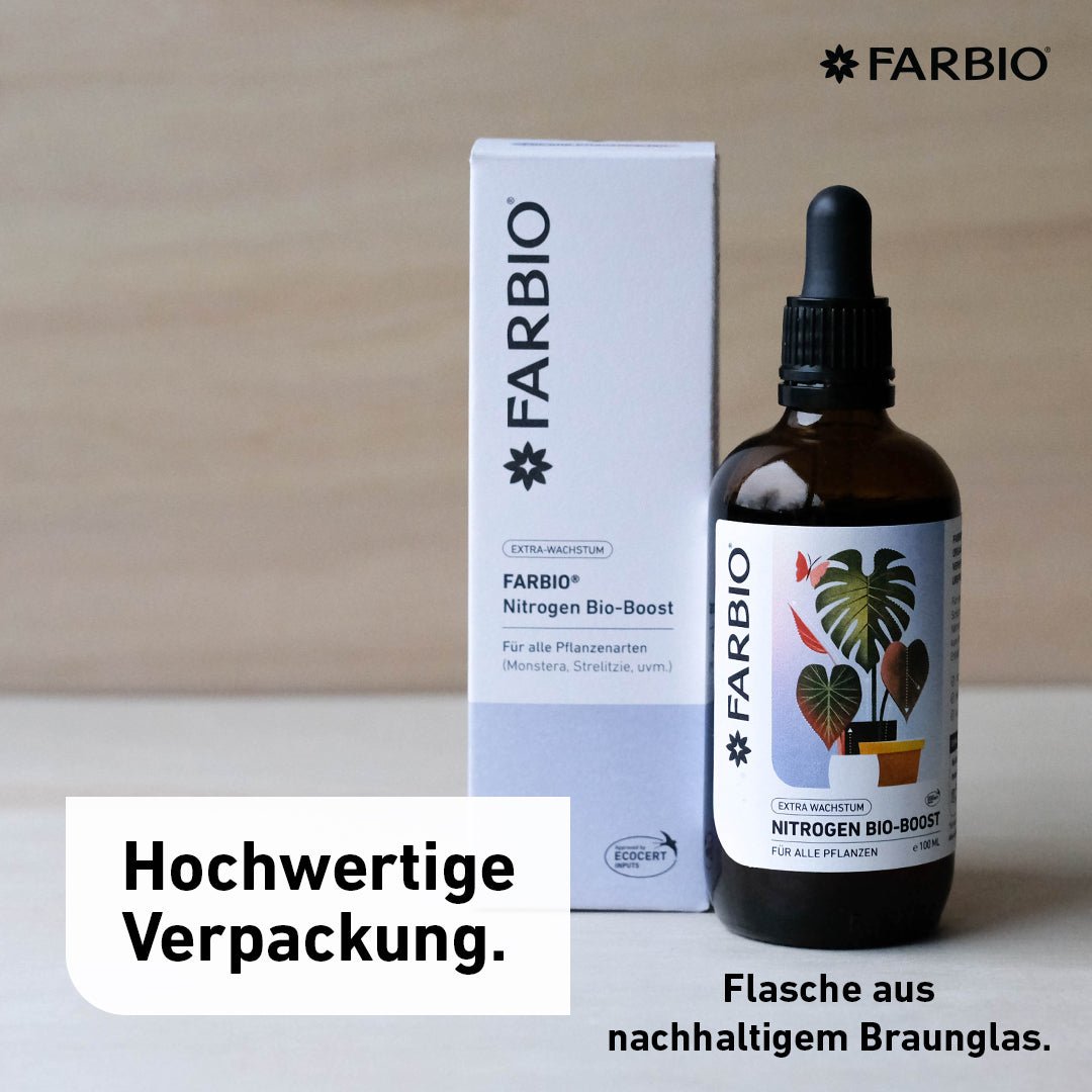 Nitrogen Bio-Boost | Premium Flüssigdünger | Extra-Wachstum für Deine Pflanzen - FARBIO® - Nachhaltige Bio-Flüssigdünger aus Hamburg